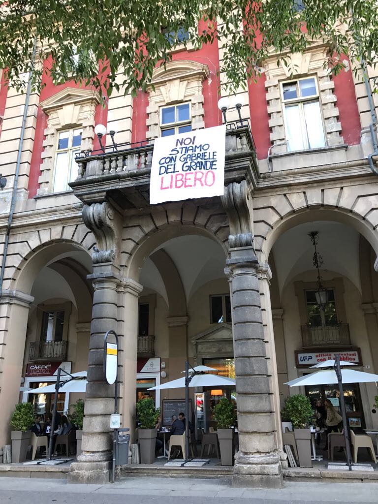 Gabriele Del Grande sta tornando in Italia