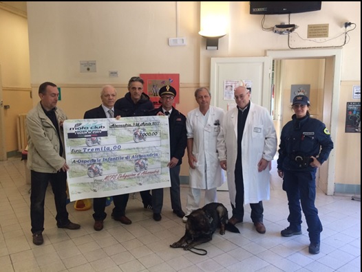 Donazione del Motoclub “Polizia di Stato” all’Infantile