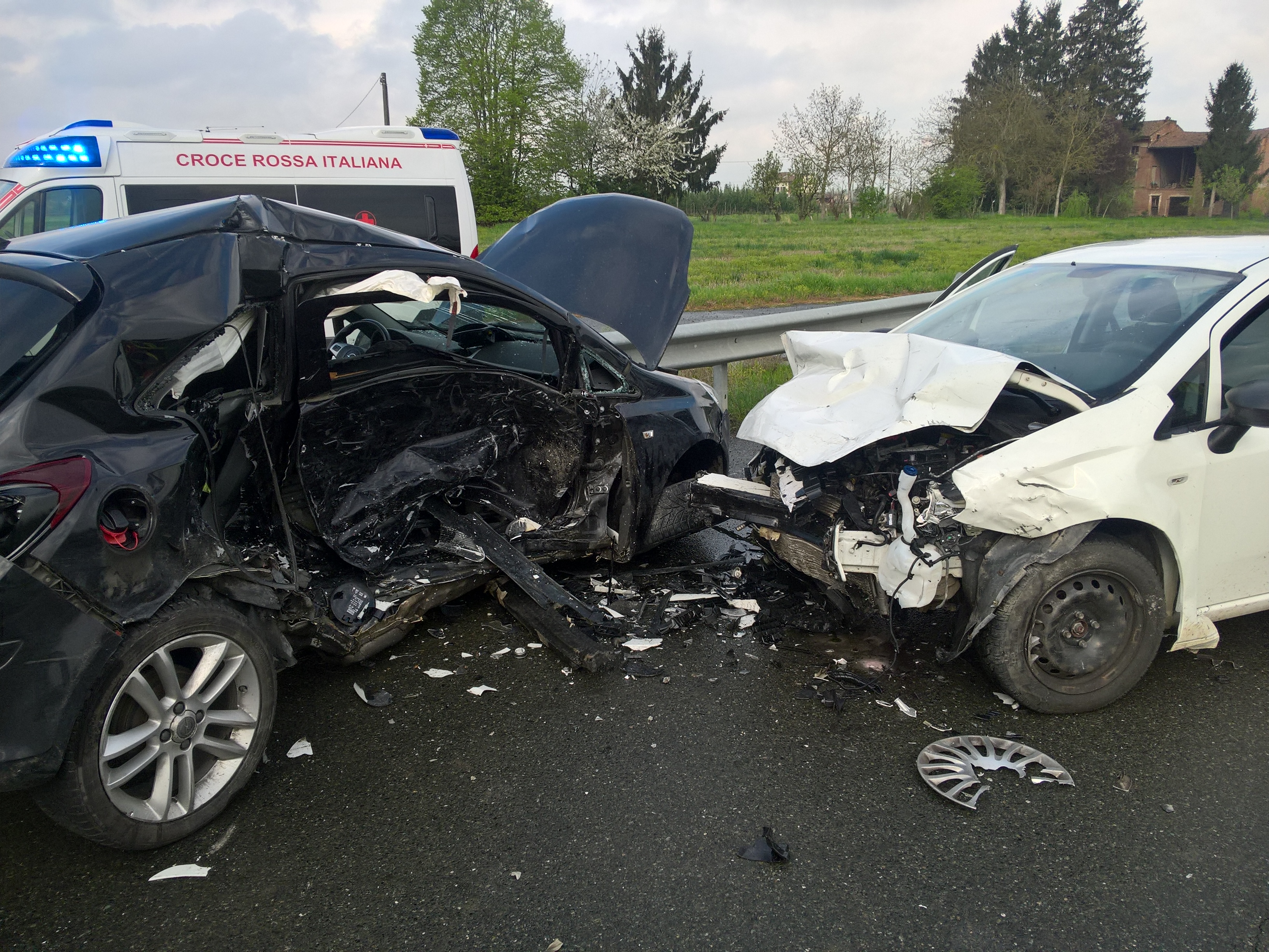 Incidente a Casalcermelli: grave un ragazzo di 20 anni