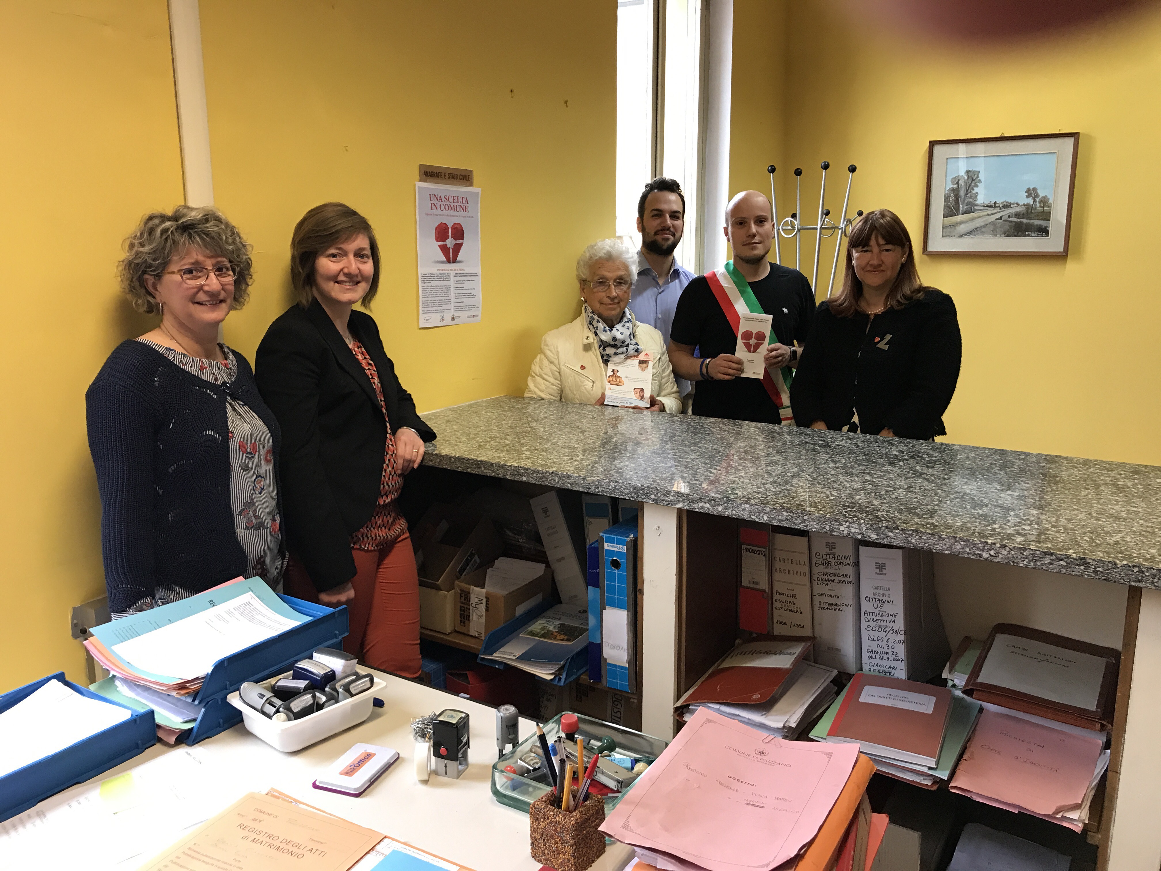 Anche al municipio di Felizzano si può dire sì alla donazione organi