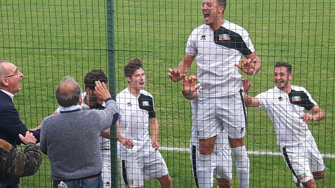 Calcio Tortona non si ferma: Saluzzo ko grazie a Merlano e Clementini