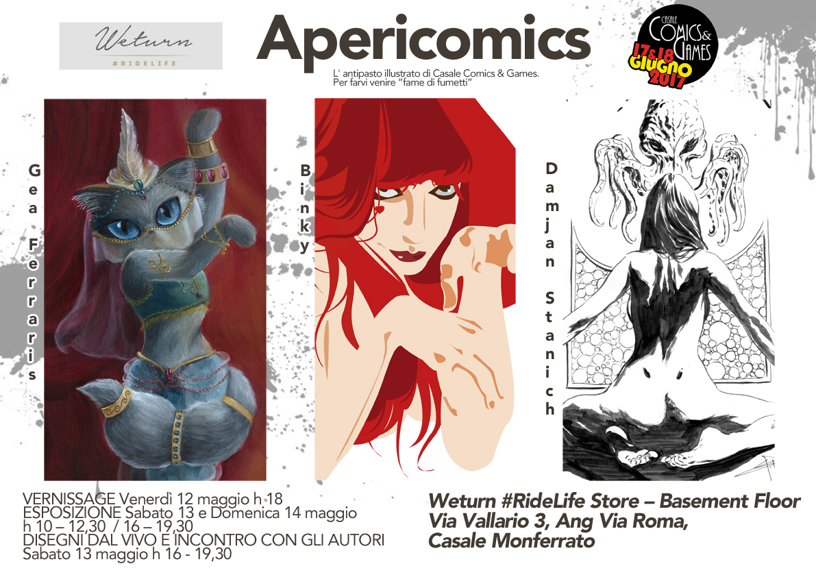 Casale Comics, un antipasto per tre autori