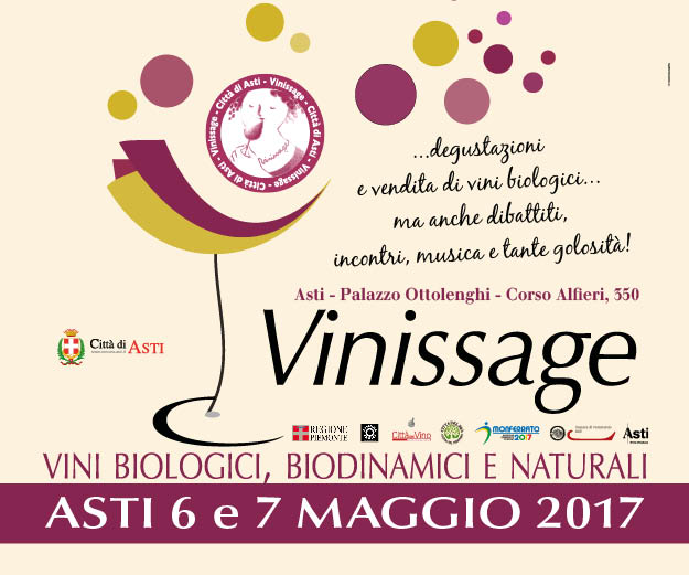 “Vinissage”, il vino biologico in mostra ad Asti
