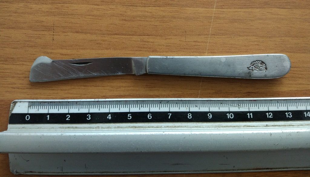 Denunciato dopo essere stato sorpreso con un coltello in auto