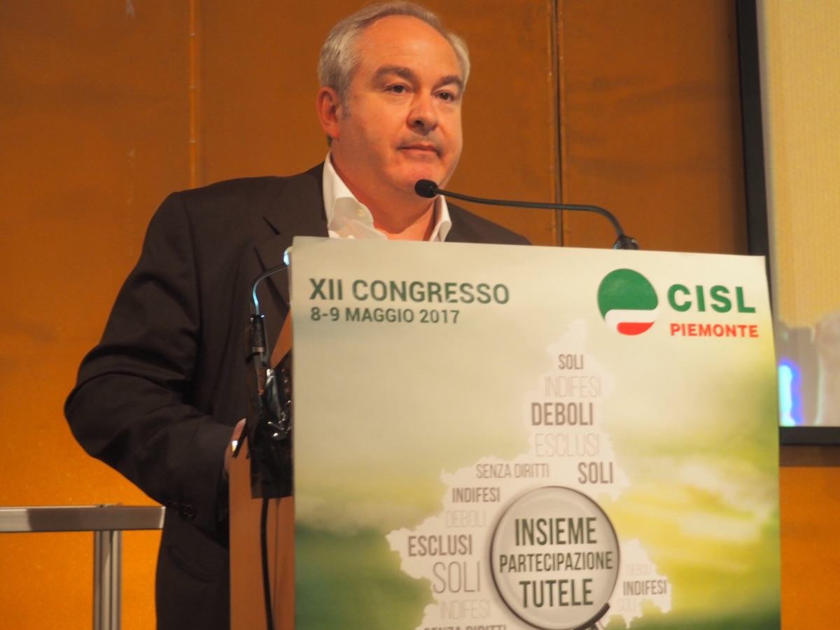 Alessio Ferraris confermato al vertice della Cisl Piemonte