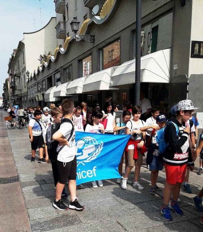 Più di trecento bambini alla marcia Unicef nelle vie di Alessandria