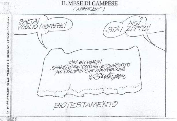 Le vignette di aprile firmate Ezio Campese