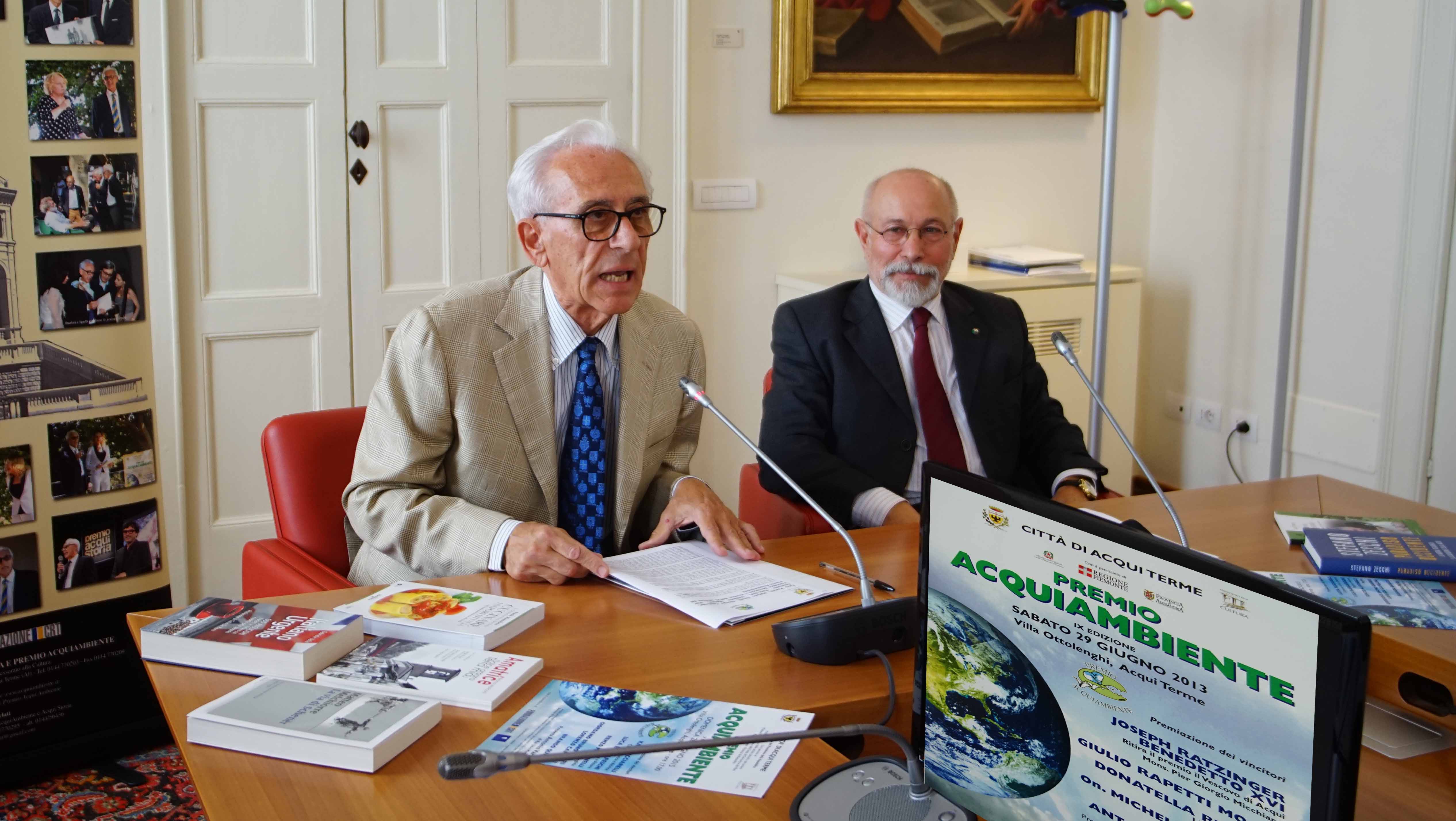 Scelti i vincitori del Premio Acqui Ambiente
