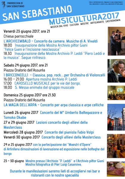 San Sebastiano Curone diventa centro della musica e della cultura