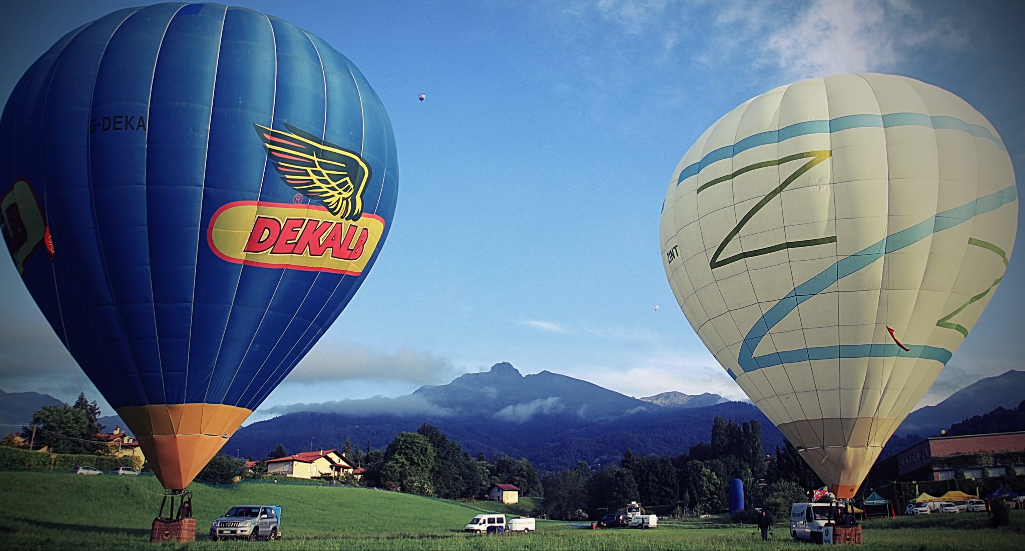 Lo spettacolo delle mongolfiere a Pollone