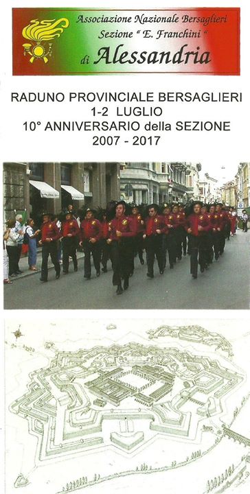 In festa per il 10° anniversario della sezione bersaglieri di Alessandria
