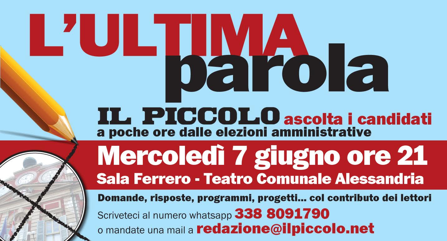 Il Piccolo dà l’ultima parola ai candidati. Videodiretta su Radio Gold