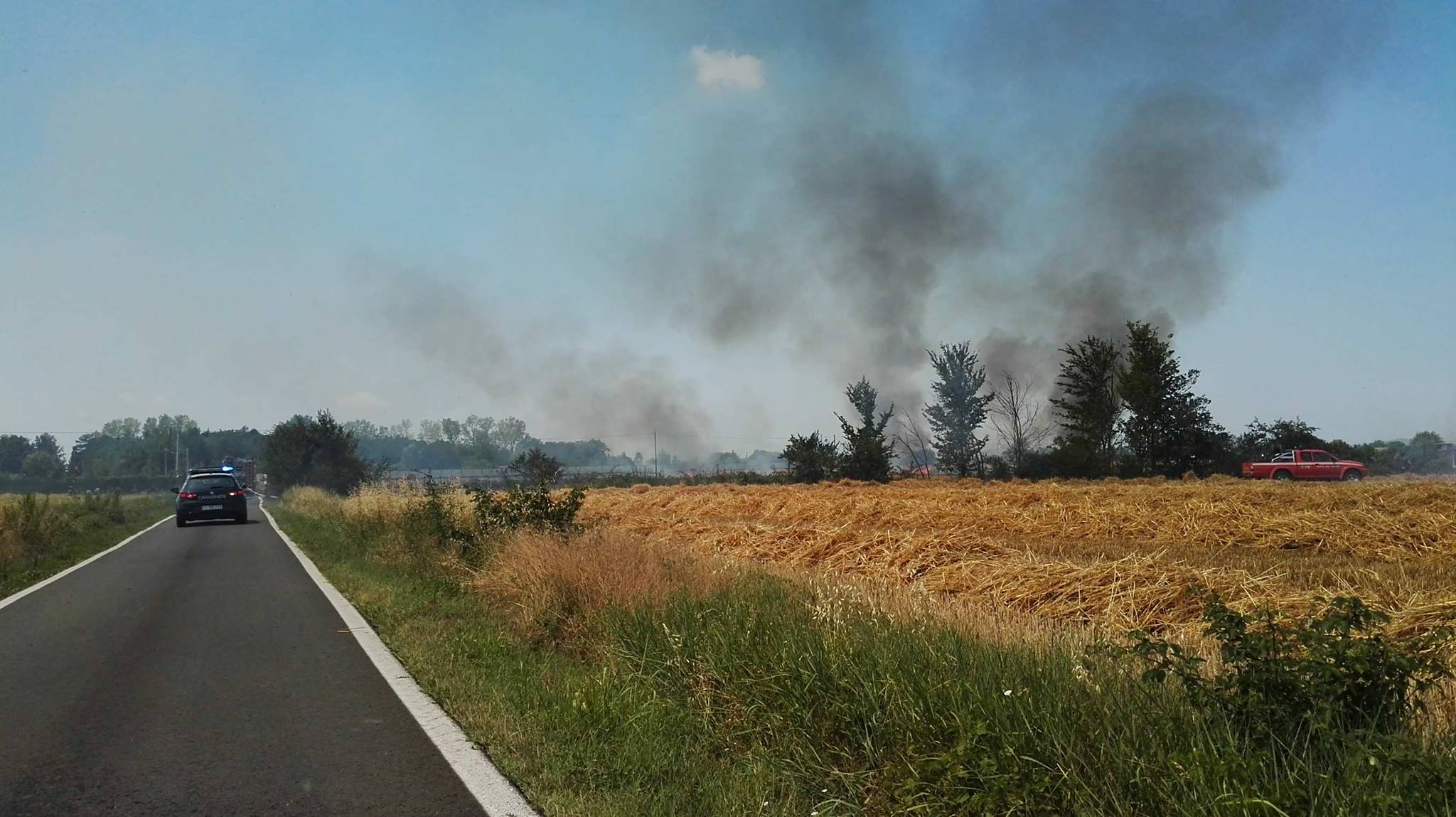 Altro incendio di sterpaglie ad Alessandria