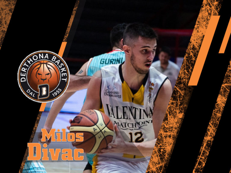 Derthona, non c’è tre senza quattro: preso il montenegrino Milos Divac