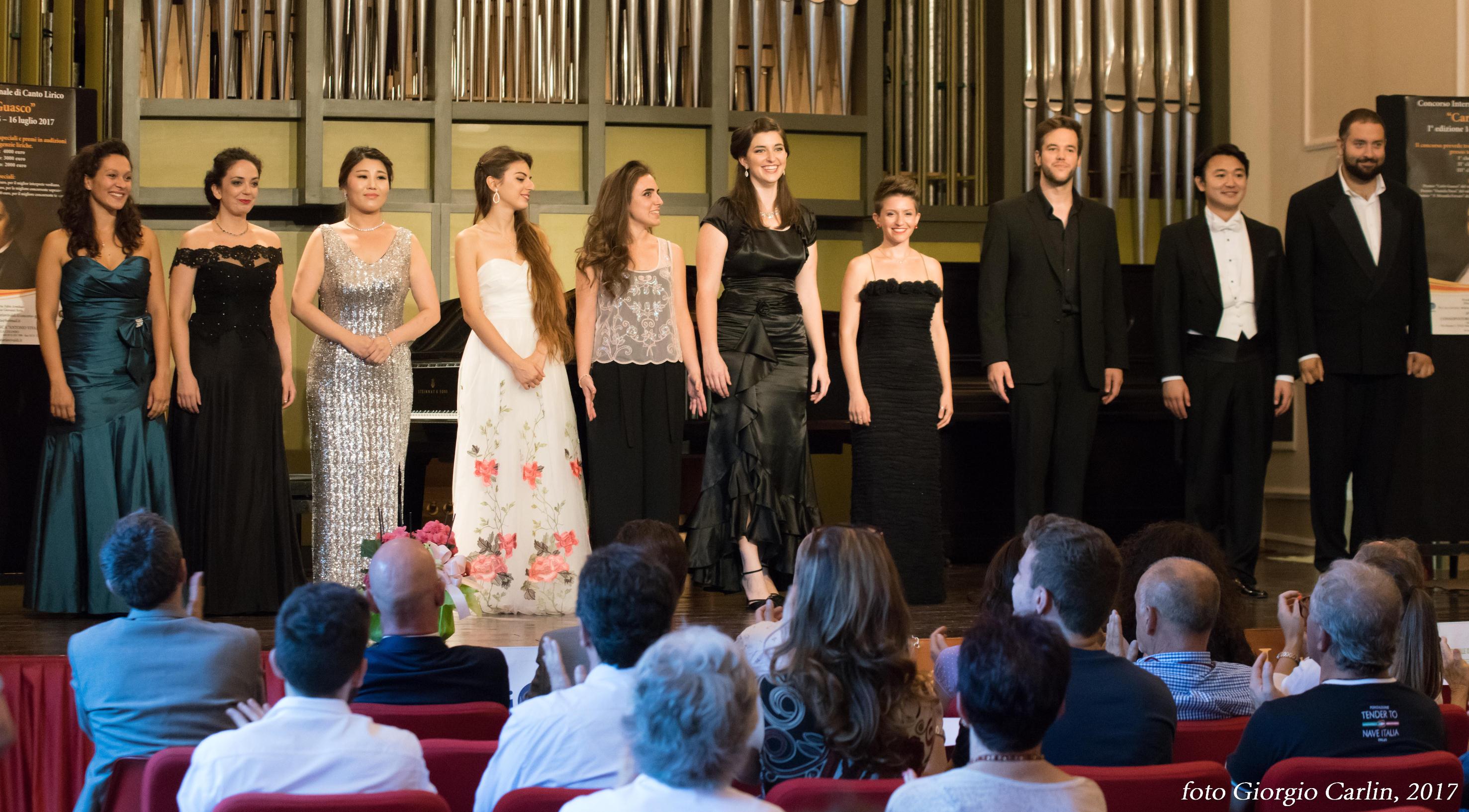 I vincitori del Concorso Internazionale di Canto Lirico “Carlo Guasco”