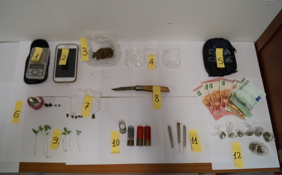 In casa piante e dosi di marijuana: denunciata una donna