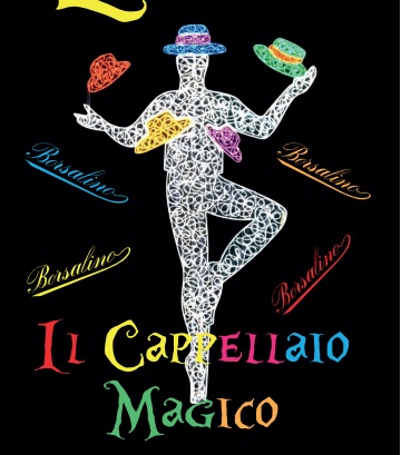 “Il Cappellaio Magico” illumina la rotonda di Corso Teresio Borsalino