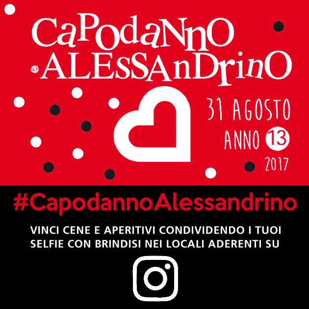 Il Capodanno alessandrino è già all’orizzonte: con un selfie si vince