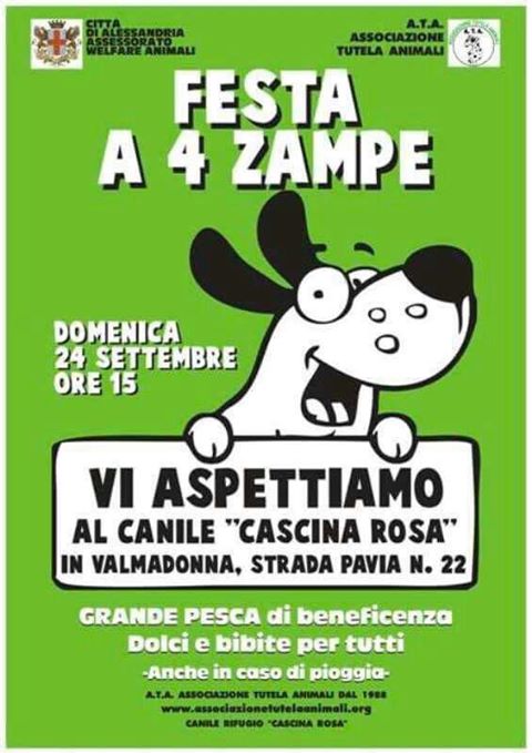 Festa a 4 zampe al canile “Cascina Rosa”