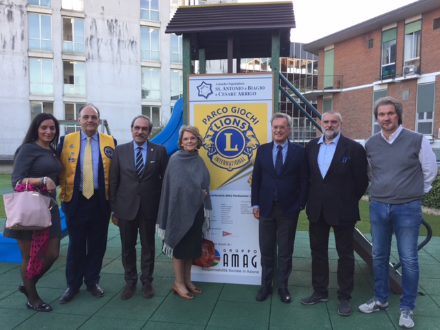 Un nuovo parco giochi all’Ospedale Infantile