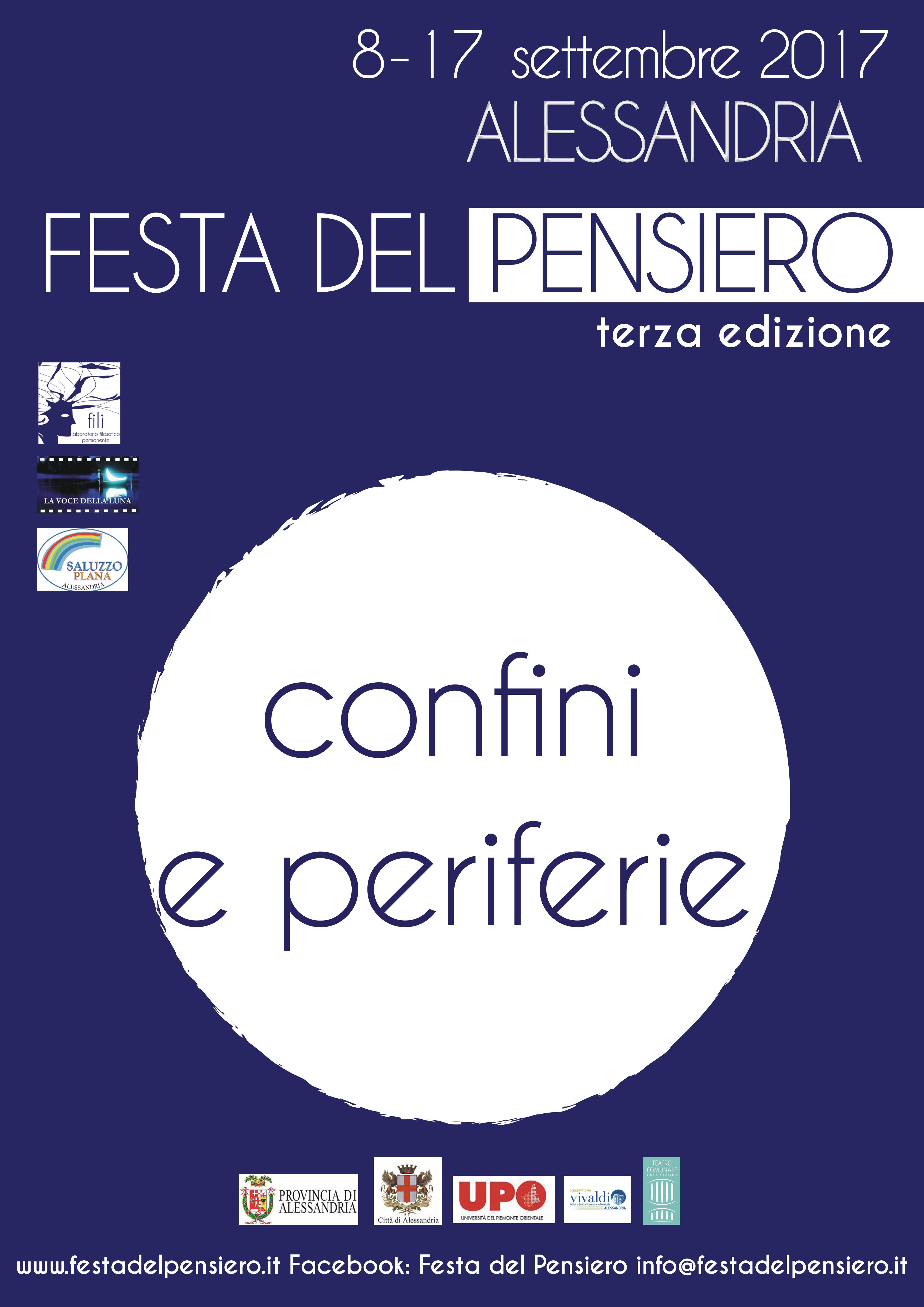 Confini e periferie: ad Alessandria torna la Festa del Pensiero