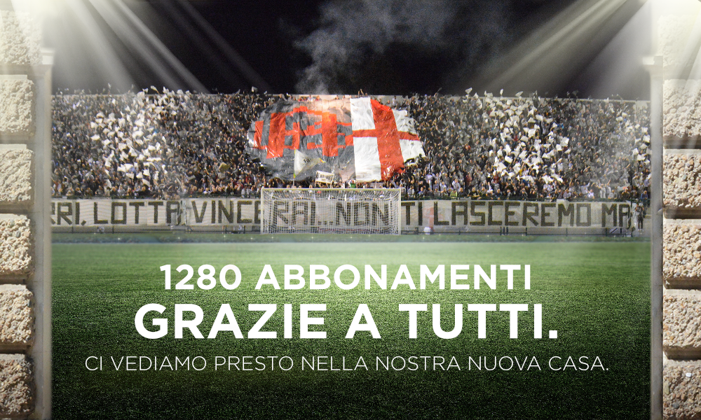 Alessandria: 1280 abbonamenti totali