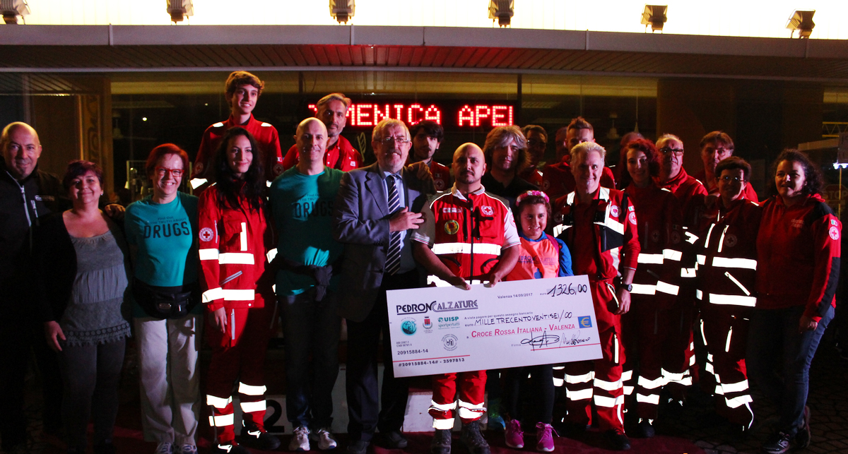 Pedron Marathon: più di 1300 euro alla Croce Rossa di Valenza