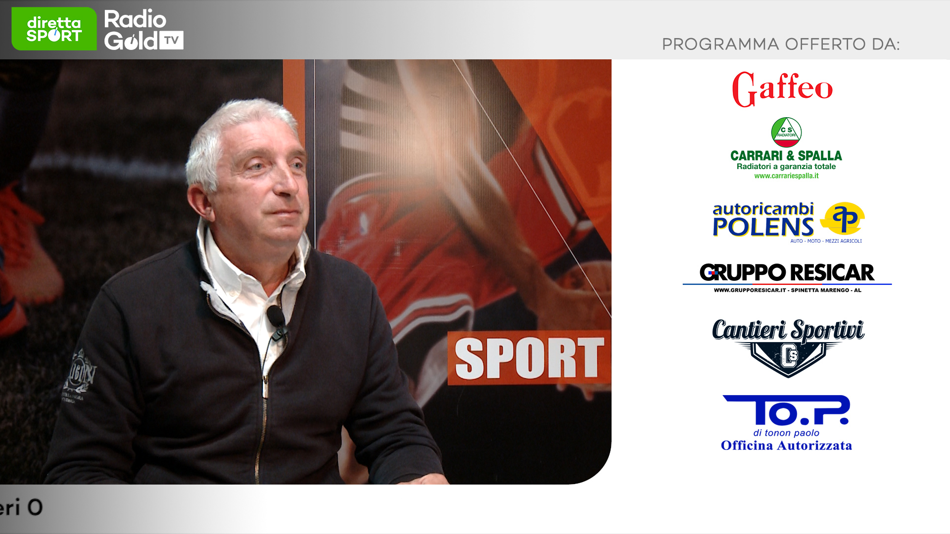 Promozione: su Radio Gold Tv il presidente Natalino Ferrari