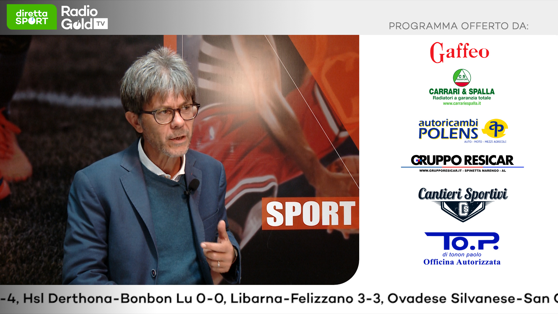 Prima Categoria: su Radio Gold Tv mister Pippo Sterpi