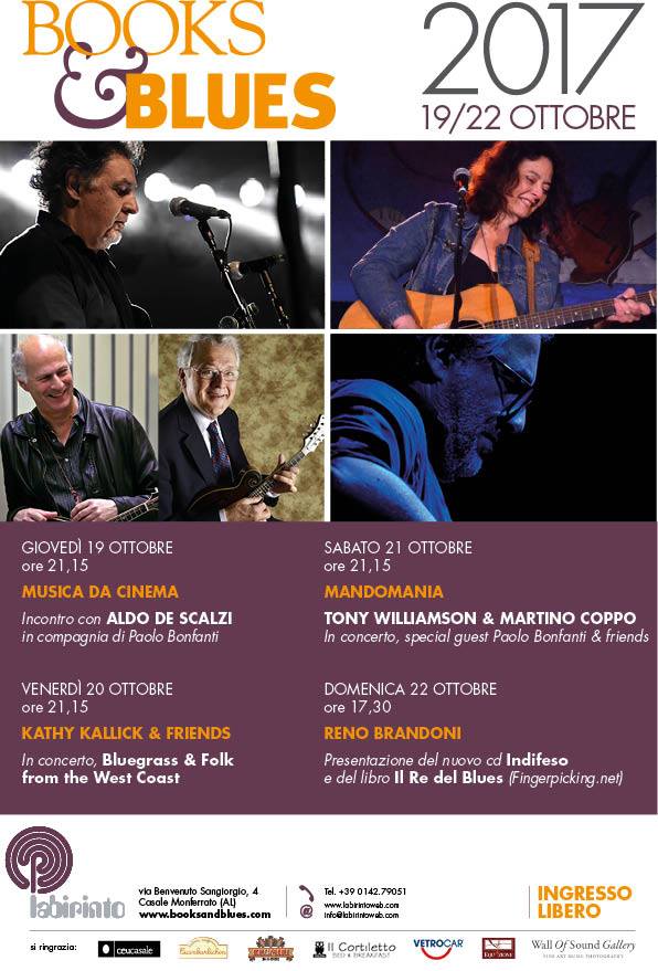 Parte a Casale l’ottava edizione di “Books & Blues”