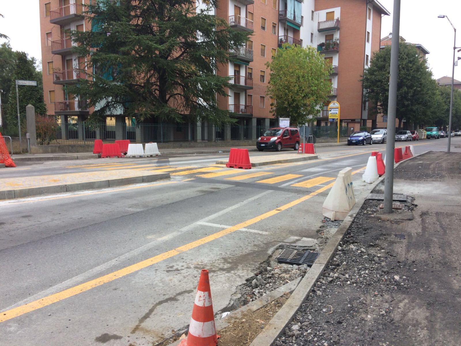 In Corso Don Orione i lavori per realizzare 5 attraversamenti rialzati