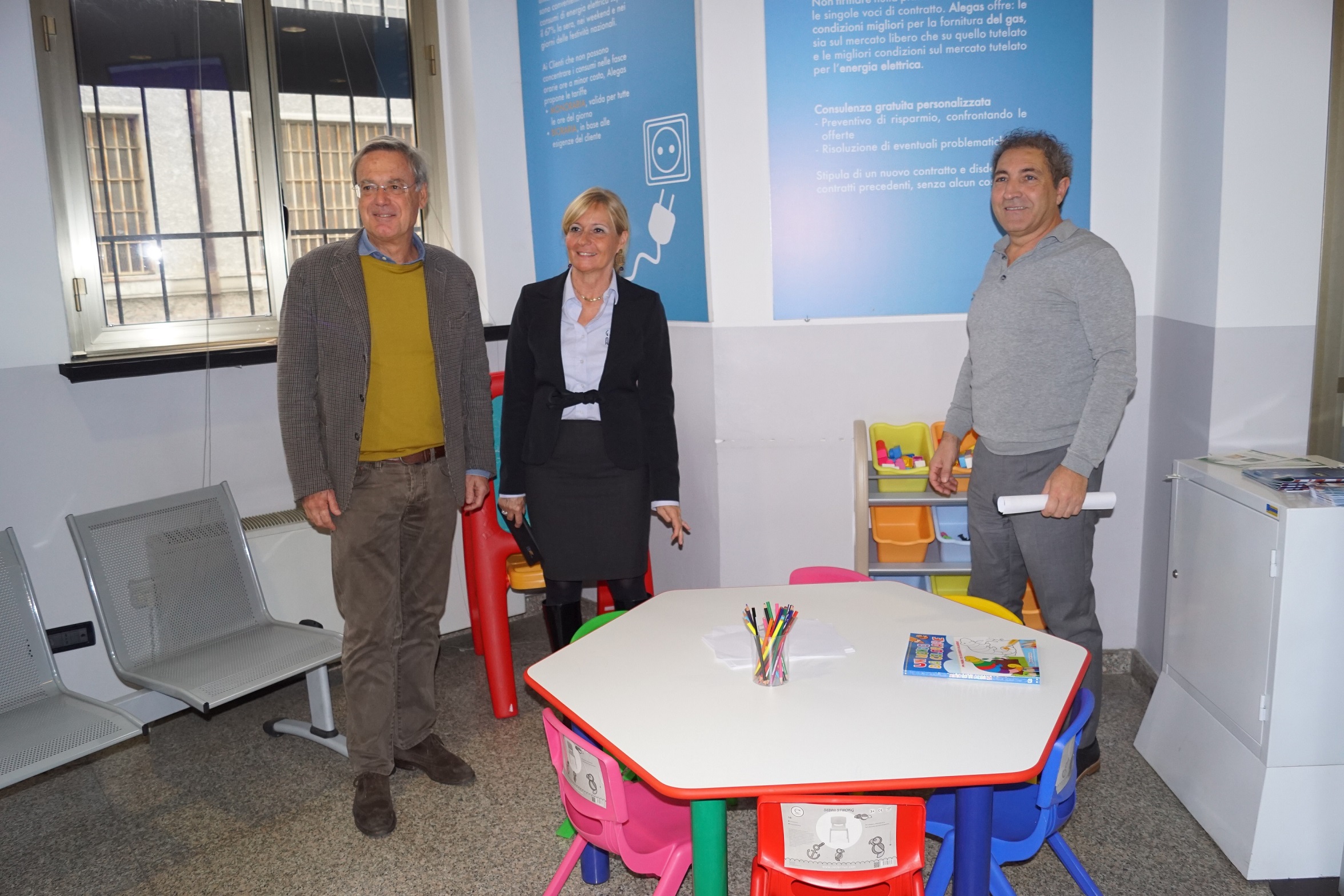 Amag: uno spazio giochi per bimbi allo sportello clienti
