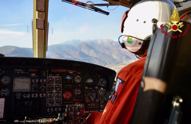 Giorgio Pieri racconta l’incendio in val Susa: mai visto incendi così
