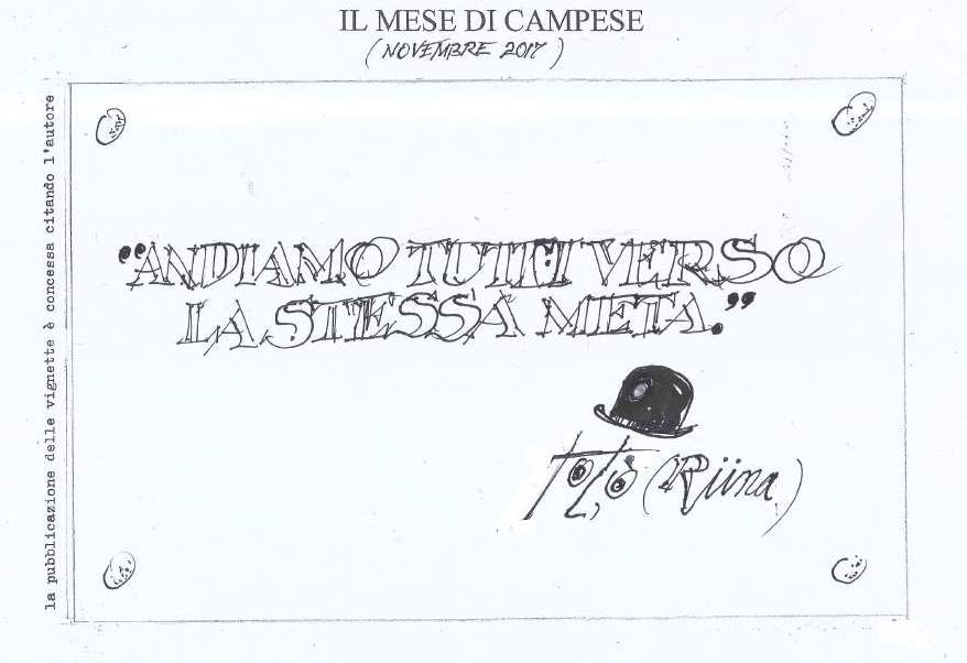 Le vignette di novembre firmate Ezio Campese