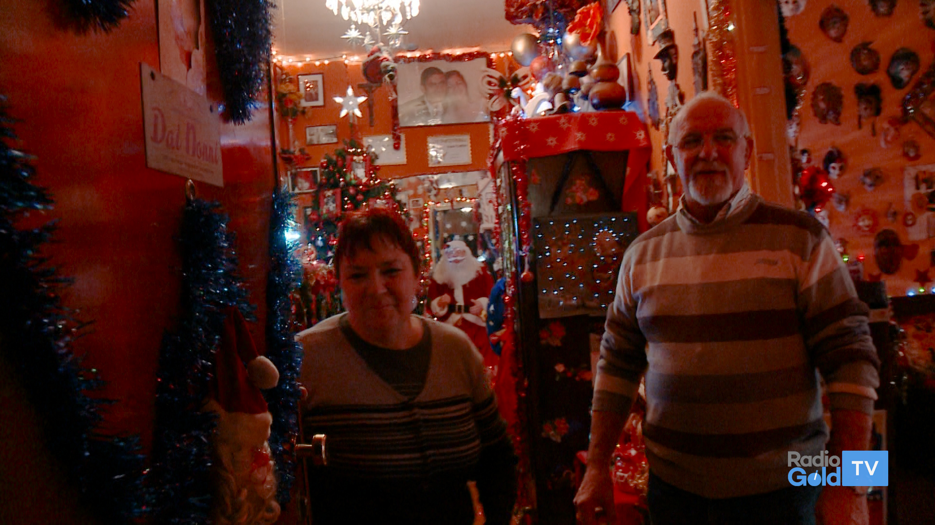 La casa di Natale “wow” di Vera e Marco