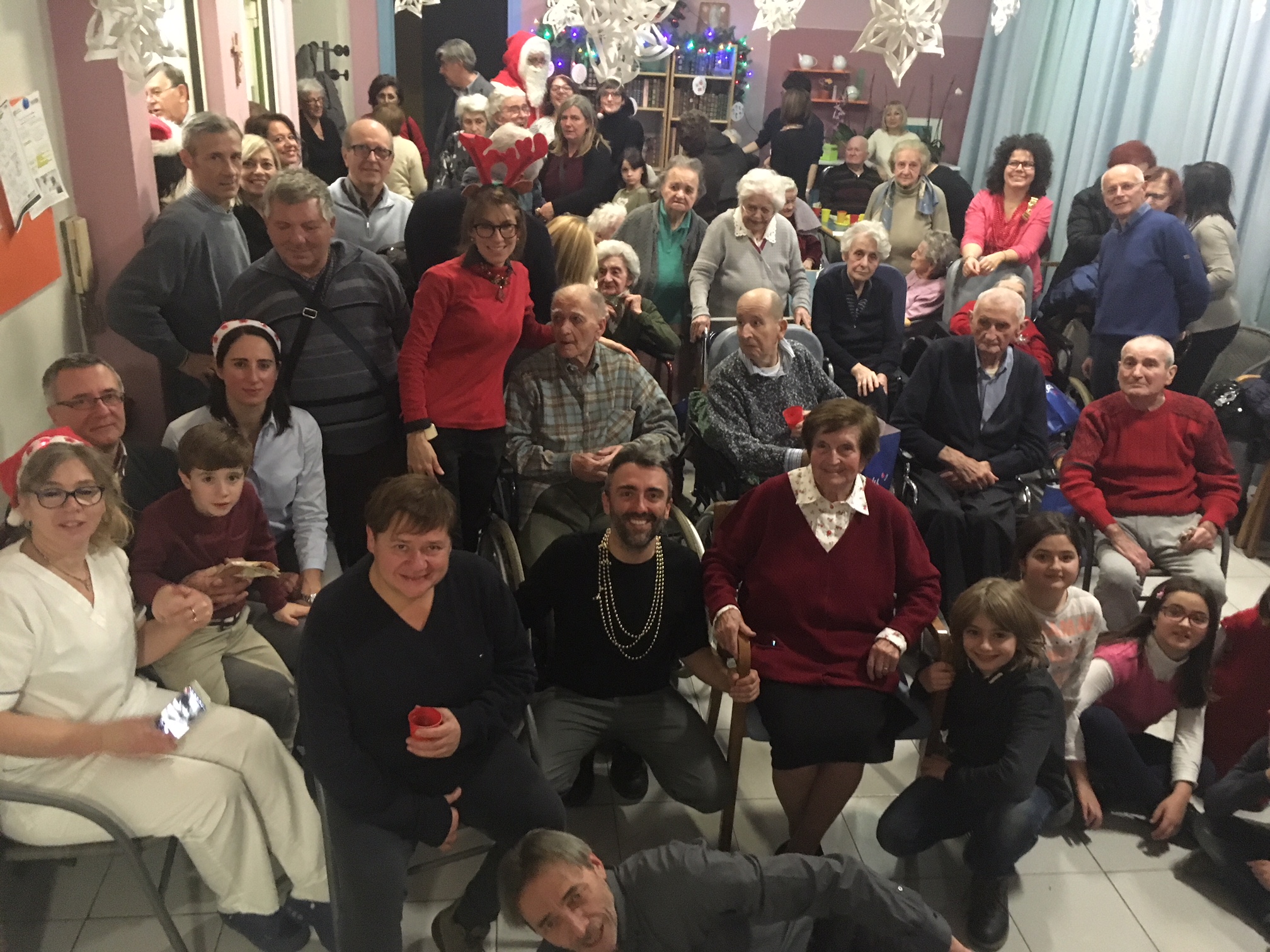 Il Natale della casa di riposo Il Gabbiano