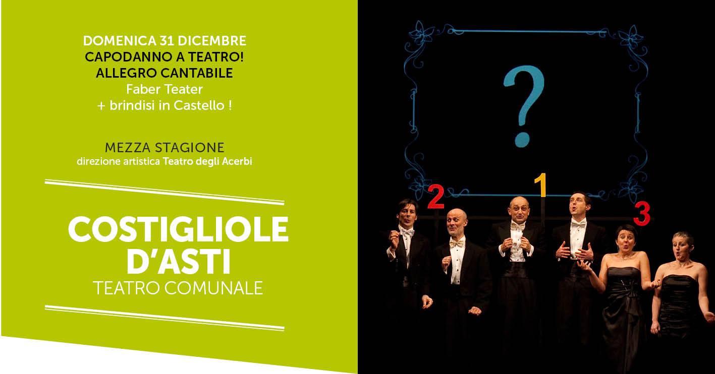 Un Capodanno a Costigliole tra teatro, musica e brindisi al castello