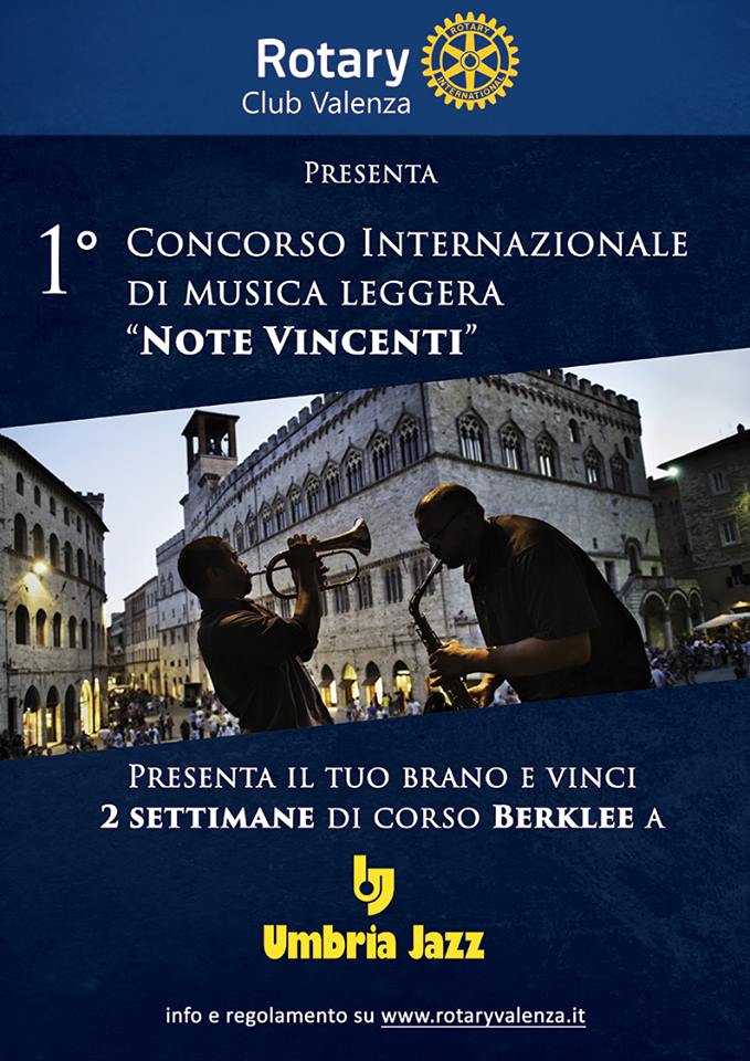 Il Rotary club organizza un concorso internazionale di musica leggera