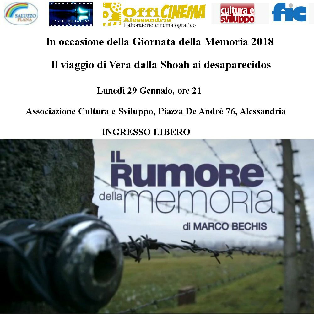 Ad Alessandria la proiezione del film “Il rumore della memoria”