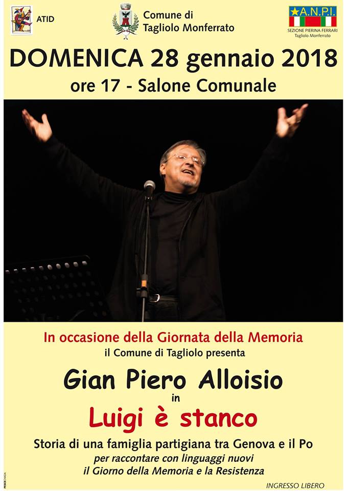 Gian Piero Alloisio in Luigi è stanco