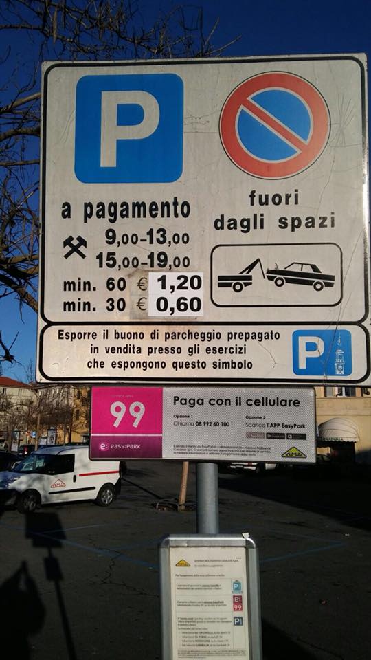 Sorpresa per gli automobilisti casalesi: zone blu più care