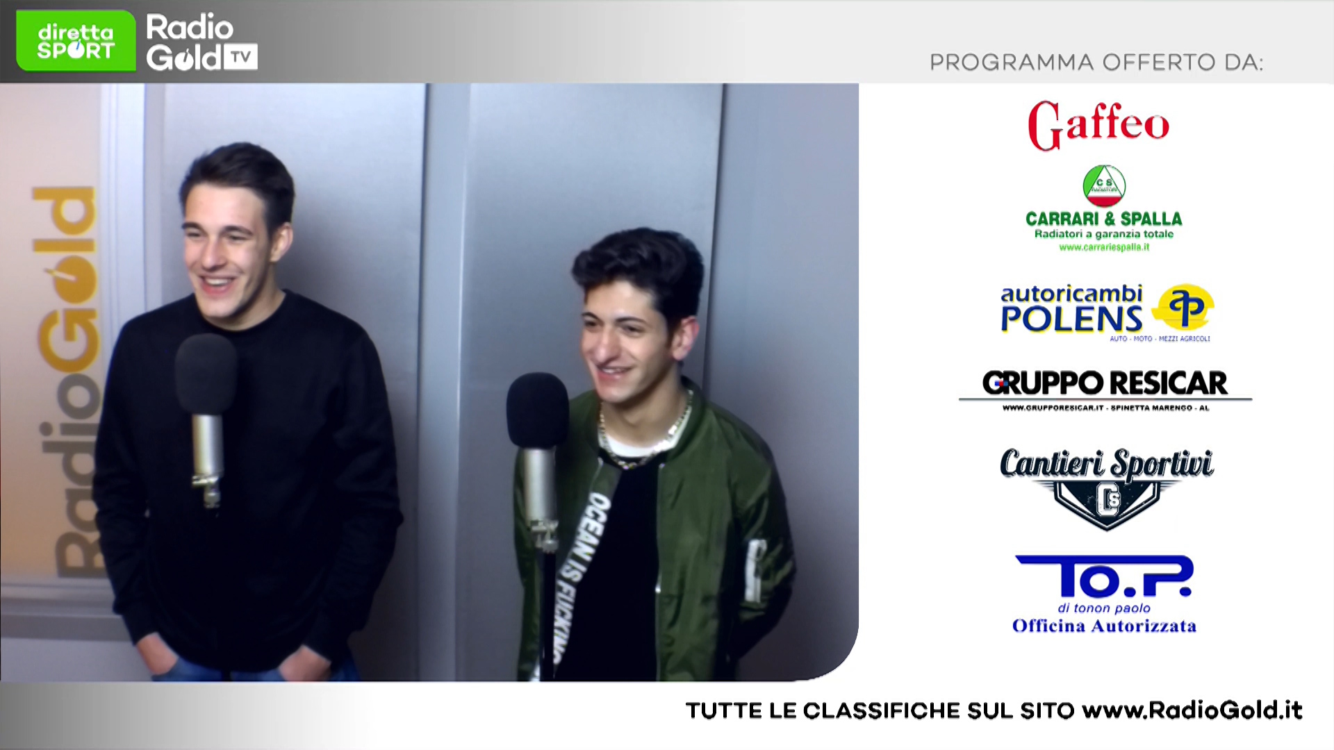 Promozione: su Radio Gold Tv i calciatori del Savoia Calabrese e Grimaldi