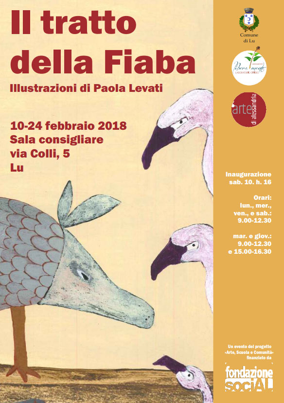 Sabato a Lu l’inaugurazione della mostra “Il tratto della fiaba”