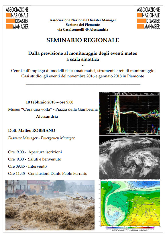 Gli eventi meteo stanno cambiando: un seminario lo spiega