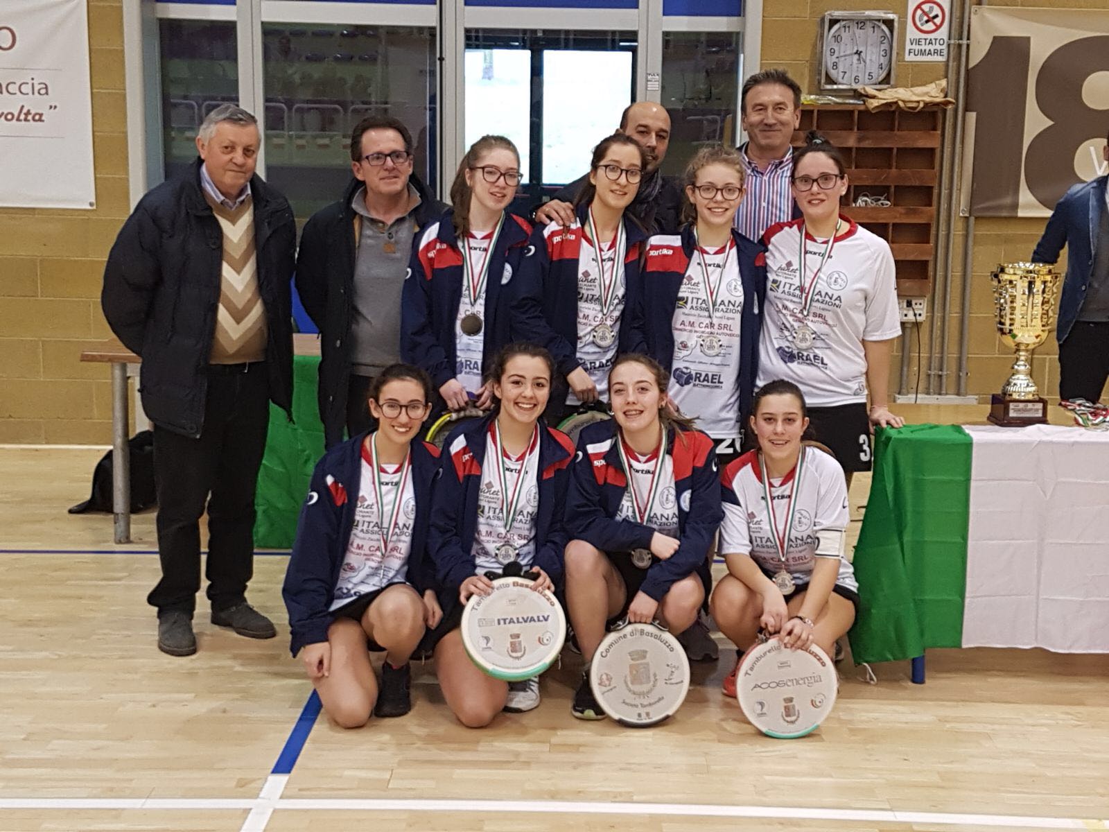 Tamburello: le Basaluzzo girls si fanno onore alle finali nazionali