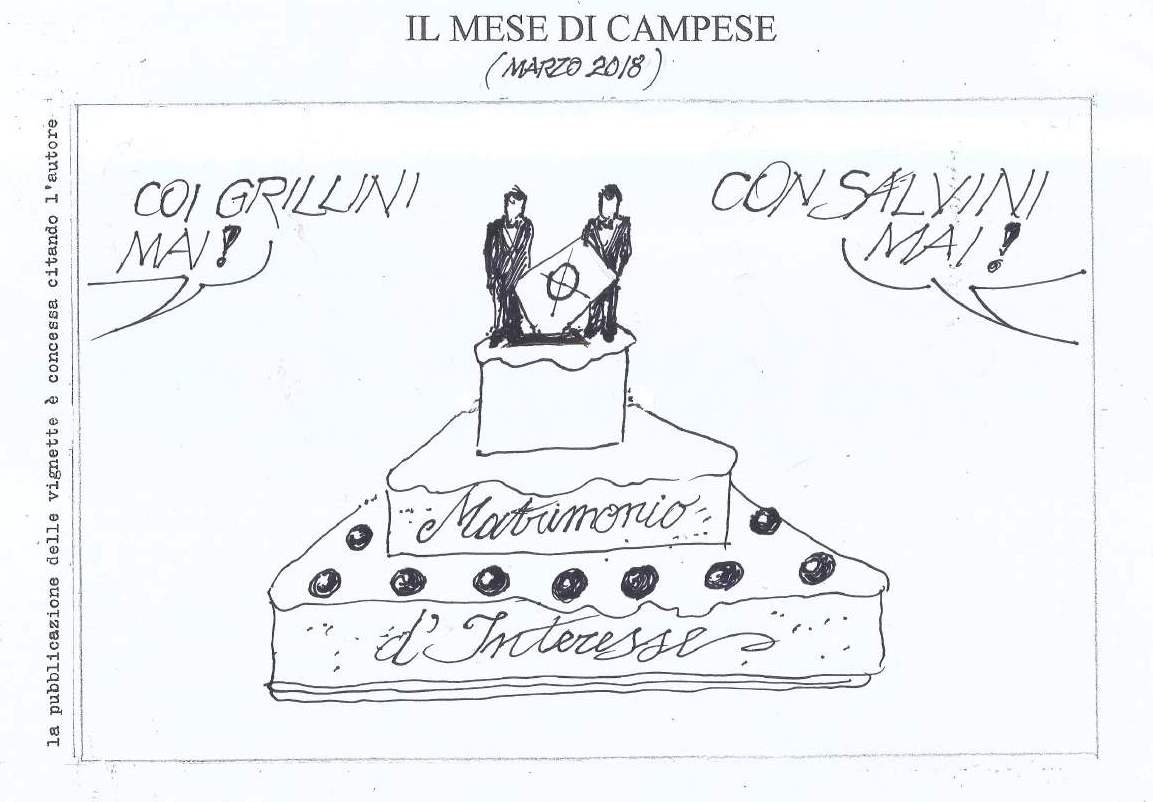 Le vignette di marzo firmate Ezio Campese