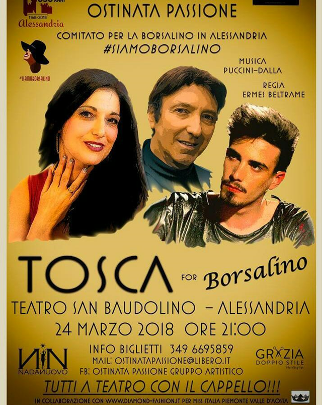 A teatro col cappello per vedere la “Tosca”