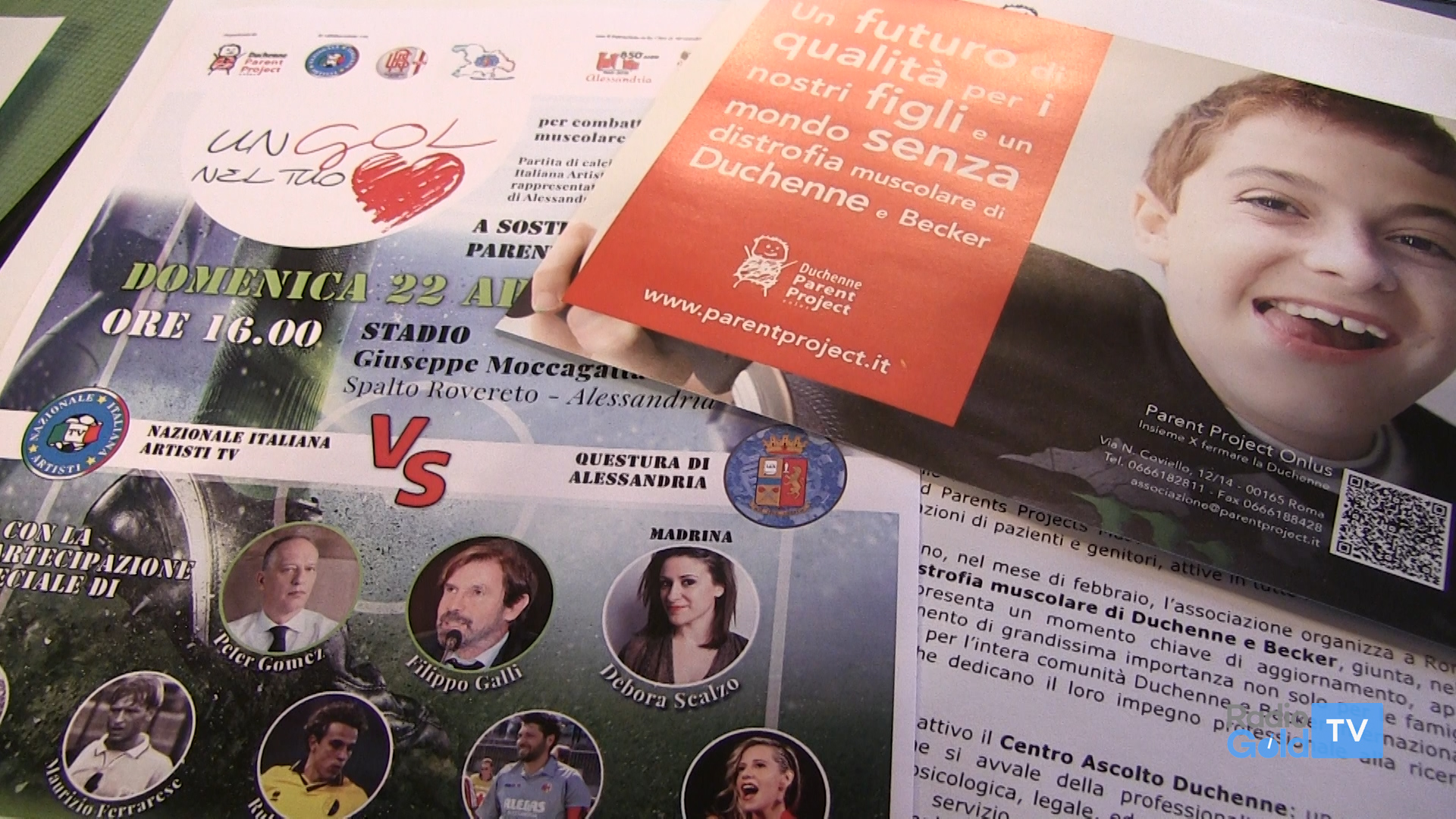 La Questura sfida gli Artisti Tv per battere la distrofia di Duchenne