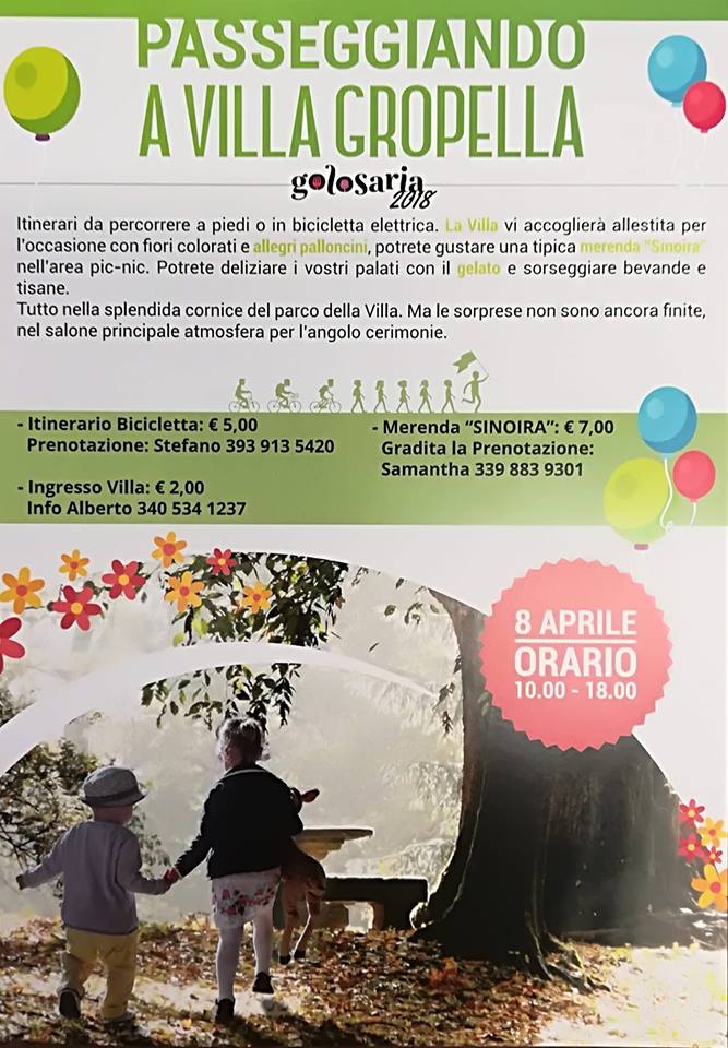 Una domenica a passeggio per Villa Gropella