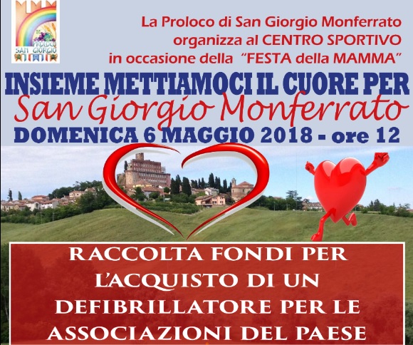 A San Giorno pranzo della domenica per l’acquisto di un defibrillatore